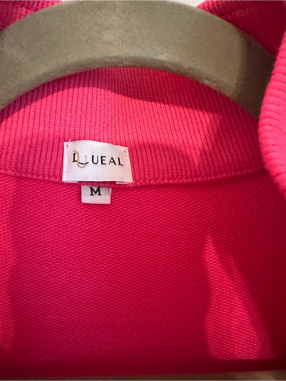 Amazon Women's Shirt Dress - Vibrant Pink with Front Zipper NWOT - Picture 6 of 15